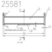 Балка опорная с проушинами 159 мм ОСТ 24.125.121-01
