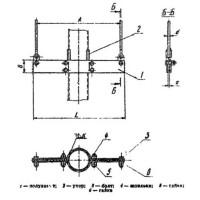 Блок хомутовый для подвесок трубопроводов АЭС и ТЭС 325 мм ОСТ 108.275.56-80 углер.