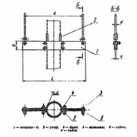 Блок хомутовый для подвесок трубопроводов АЭС и ТЭС 89 мм ОСТ 108.275.56-80 углер.
