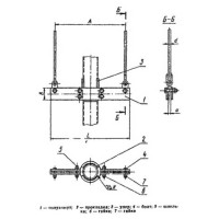 Блок хомутовый для подвесок трубопроводов АЭС 89 мм ОСТ 108.275.57-80