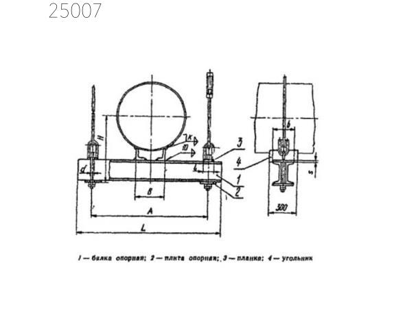 Блок приварной с опорной балкой 300х295 мм ОСТ 108.275.62-80