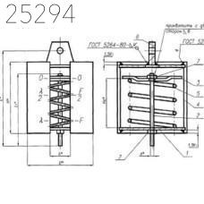 Блок пружинный подвесной 140х369 мм ОСТ 24.125.111-01