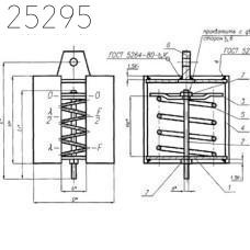 Блок пружинный подвесной 140х414 мм ОСТ 24.125.111-01
