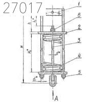 Блоки пружинные 128 кгс 8,1 кг ОСТ 34 295-75