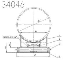 Опора катковая 920х360 мм ТС-630.00.000-04