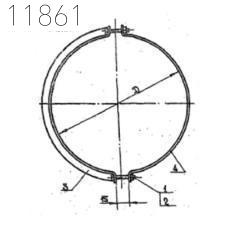 Фланец опорный 1ФО-13 455 мм