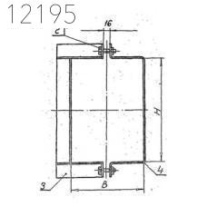 Фланец опорный 2ФО-40 300 мм