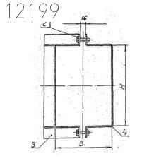 Фланец опорный 2ФО-54 500 мм