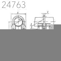 Опора однохомутовая 159х228 мм 9,7 кг ОСТ 108.275.37-80