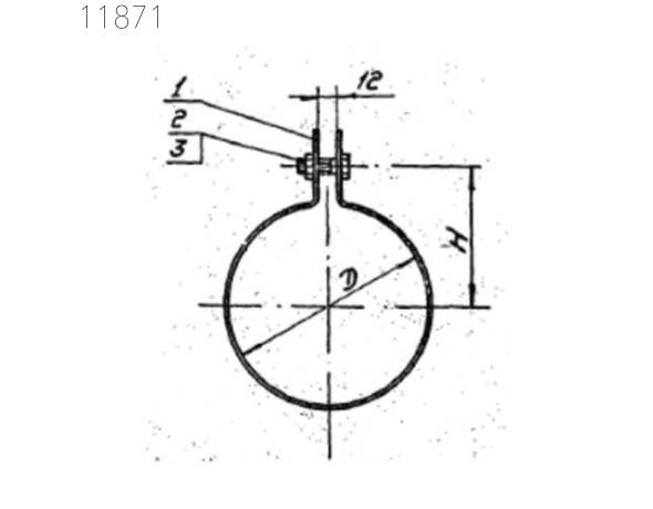 Хомут 1Х-08 250 мм