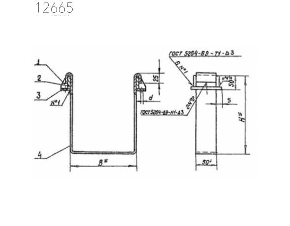 Хомут 3Х-013 165х309 мм