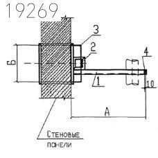 Крепления трубопроводов КСП4-100-72 Т-ММ-08-2009-7