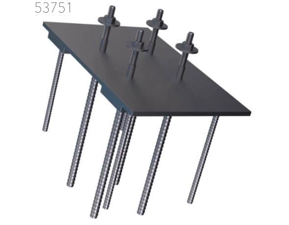 Закладная деталь МИ1-19 3.400-6/76 вес, кг 2,4 длина мм 350 4 шт., 10А3