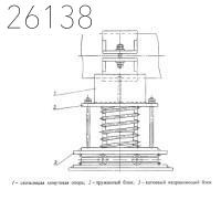 Опора катковая пружинная трубопроводов ТЭС и АЭС 219 мм ОСТ 24.125.165-01 хром.