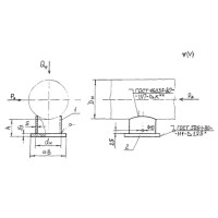 Опора вертикальных трубопроводов тип 159-ВП-А2 ОСТ 36-146-88