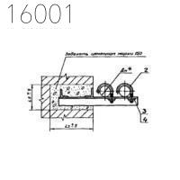 Опора для крепления трубопроводов АПЭ 1553.0-01 70 мм