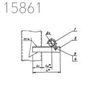 Опора для крепления трубопроводов АПЭ 1383.0-04 108 мм