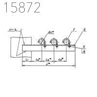 Опора для крепления трубопроводов АПЭ 1385.0-01 32 мм