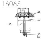 Опора для крепления трубопроводов АПЭ 1567.0-01 32 мм