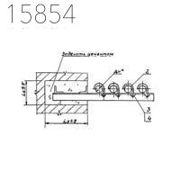 Опора для крепления трубопроводов АПЭ 1382.0-01 32 мм