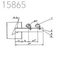 Опора для крепления трубопроводов АПЭ 1384.0-01 32 мм