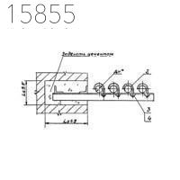 Опора для крепления трубопроводов АПЭ 1382.0-02 50 мм