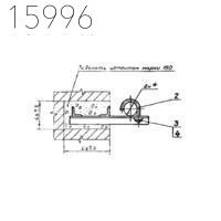 Опора для крепления трубопроводов АПЭ 1551.0-03 132 мм