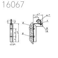 Опора для крепления трубопроводов АПЭ 1569.0-01 32 мм