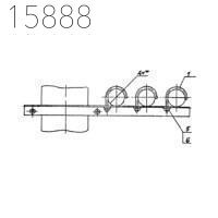 Опора для крепления трубопроводов АПЭ 1389.0-01 32 мм