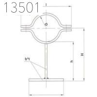 Опоры трубопроводов SFS 5376 10 мм