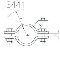 Опоры трубопроводов SFS 5370 50 мм