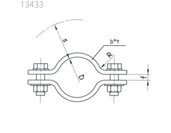 Опоры трубопроводов SFS 5370 80 мм