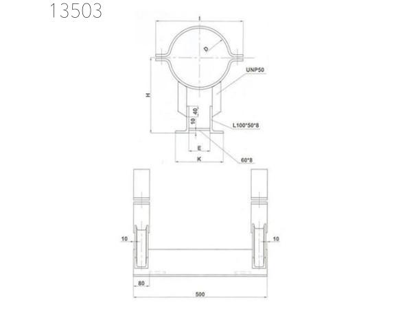 Опоры трубопроводов SFS 5377 200 мм