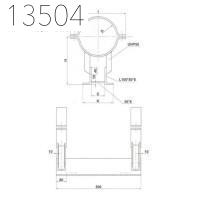 Опоры трубопроводов SFS 5377 250 мм