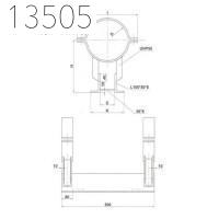 Опоры трубопроводов SFS 5377 300 мм