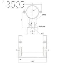 Опоры трубопроводов SFS 5377 300 мм