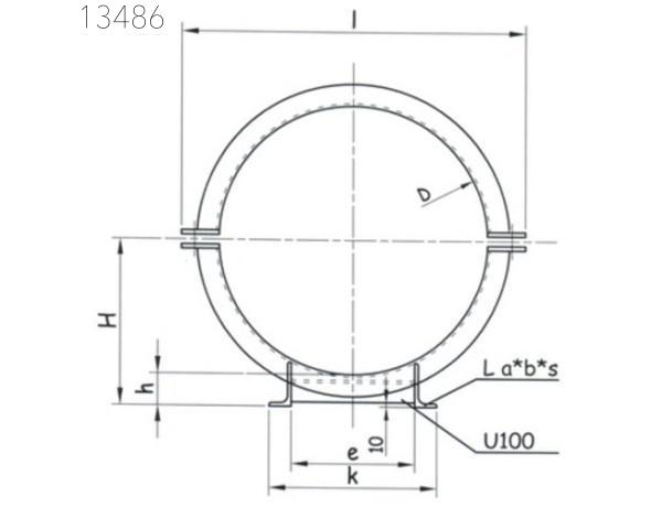 Опоры трубопроводов SFS 5375 700 мм