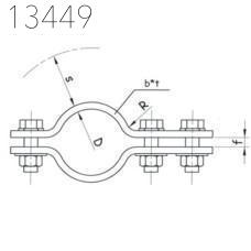 Опоры трубопроводов SFS 5371 50 мм