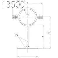 Опоры трубопроводов SFS 5376 100 мм