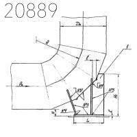 Опора сварных отводов Л8-198.000 108 мм