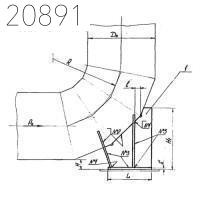 Опора сварных отводов Л8-198.000-02 159 мм
