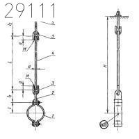 Подвески для горизонтальных трубопроводов ПМ-159х16 ГОСТ 16127-78