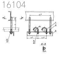 Подвеска для крепления трубопроводов АПЭ 1579.0-04 108 мм
