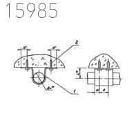 Подвеска для крепления трубопроводов АПЭ 1413.0-01 25 мм