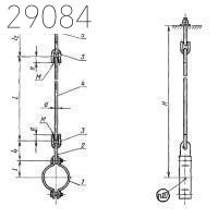 Подвески для горизонтальных трубопроводов ПГ-108х12 ГОСТ 16127-78