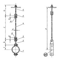 Подвески для горизонтальных трубопроводов ПМ-273х20 ГОСТ 16127-78