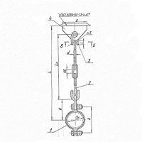 Подвеска жесткая горизонтальных трубопроводов 273 мм ТС-677.00.000-19