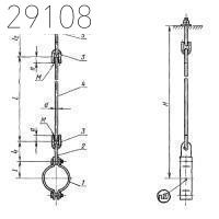 Подвески для горизонтальных трубопроводов ПМ-108х12 ГОСТ 16127-78