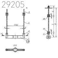 Подвески для вертикальных трубопроводов ПМВ-219 ГОСТ 16127-78