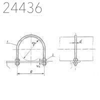 Опора швеллерная приварная тип 133-ШП-А2 ОСТ 36-146-88